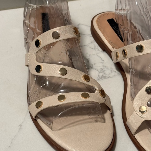 Kensie Melania Off White Studded Slide Sandals - Picture 7 of 8